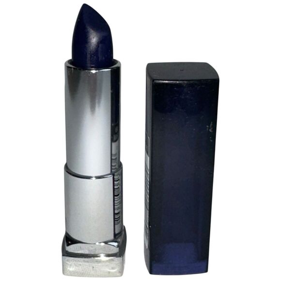 Maybelline Lipstick 840 Midnight Blue Rare Bold Shade Color Sensational - Picture 3 of 16
